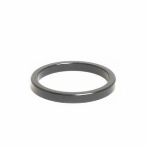1-1/2" x 5mm Black Aluminum Headset Spacer - Bicycle Parts Direct