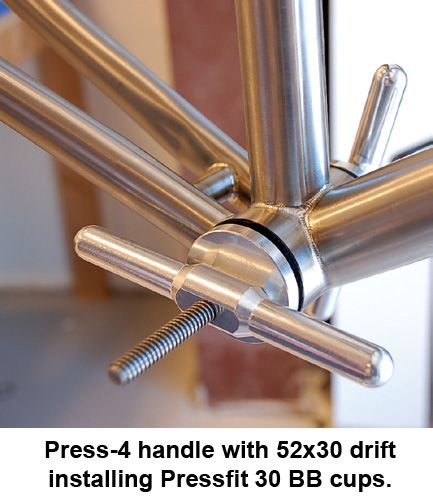 Press 4 - Economy Bearing Press in Use - Bicycle Parts Direct